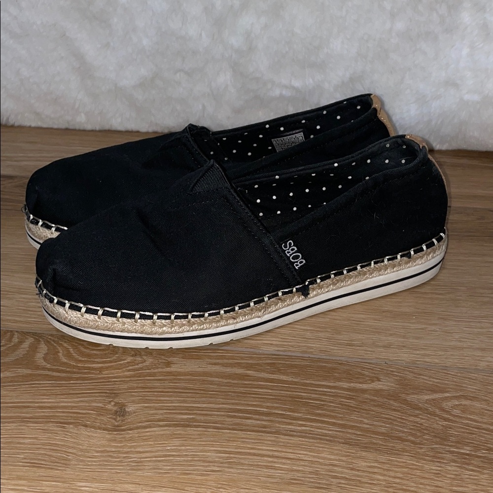 Skechers Bobs Canvas Slip Ons